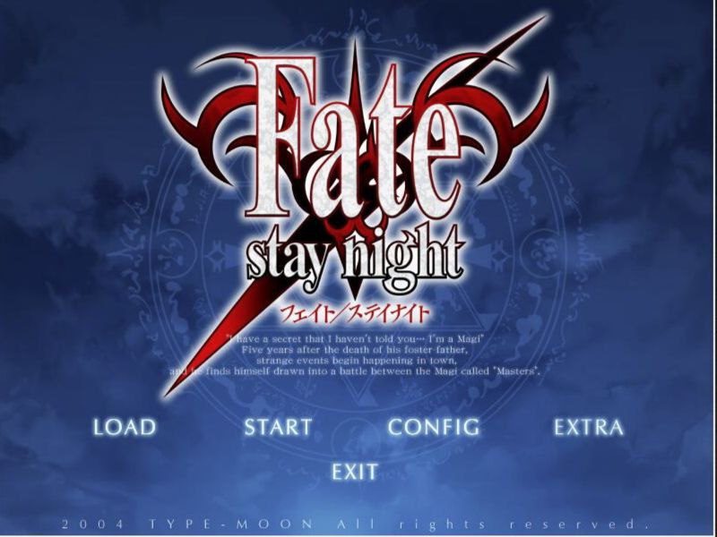命运之夜-Fate Stay Night